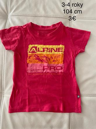 Detské tričko, alpine pro,104