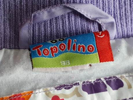 Fialova dievcenska vetrovka, topolino,98