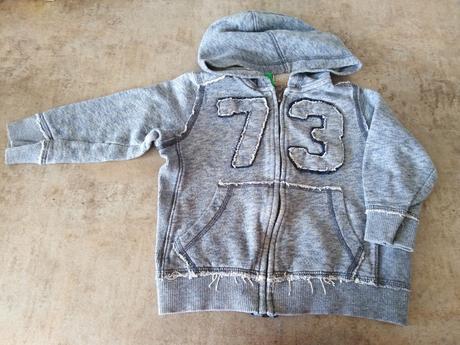 Melirovana mikina, benetton,92