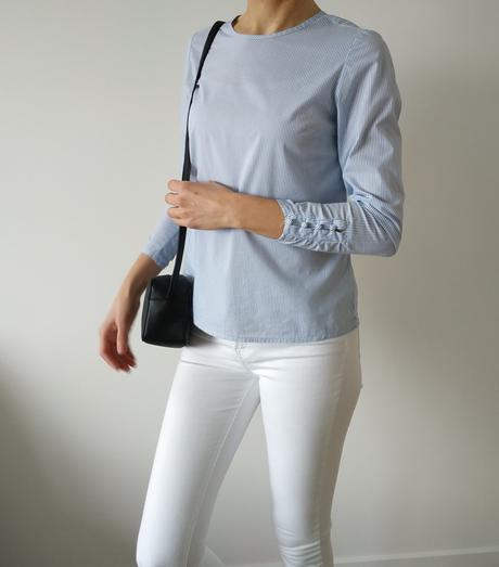 Bielo modrá blúzka mohito, vel. 36, mohito,36