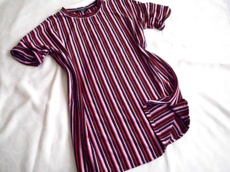 Tunika-šaty pásik l-xl, amisu,xl