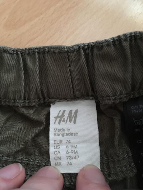 Dievcenske nohavice h&m, h&m,74