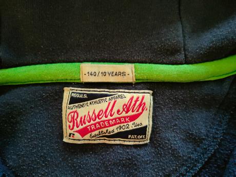 Detská mikina zn.russel athletics, 10 r., 140 cm, 140