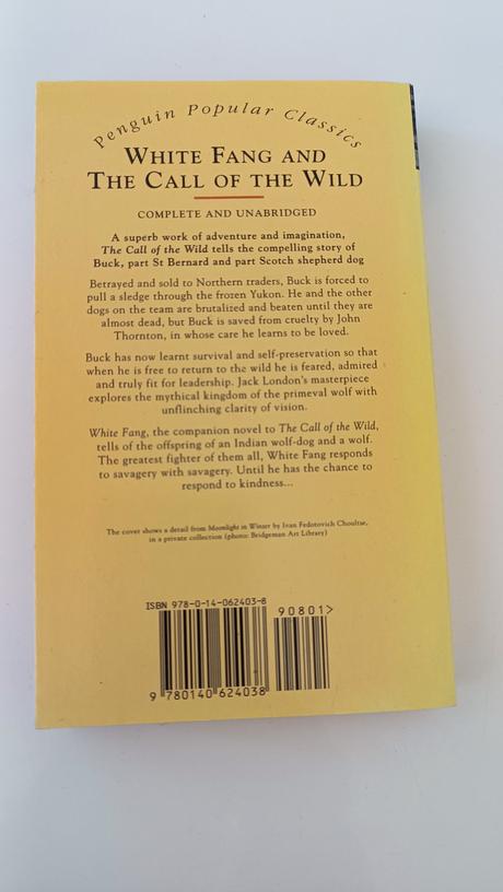 J.london, white fang and the call of the wild,