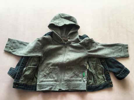 Frajerska riflovka s mikinou benetton, benetton,98