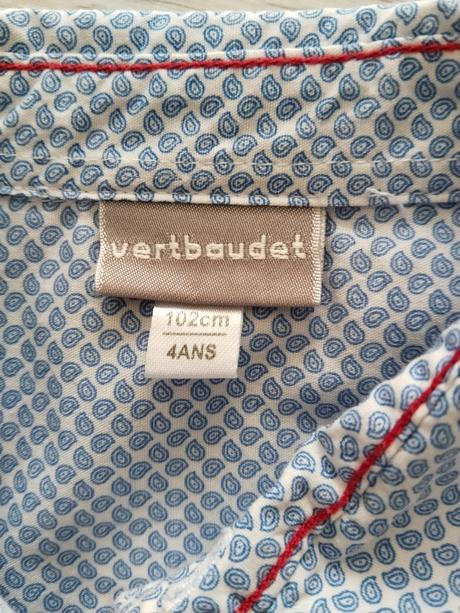 Košeľa, vertbaudet,104