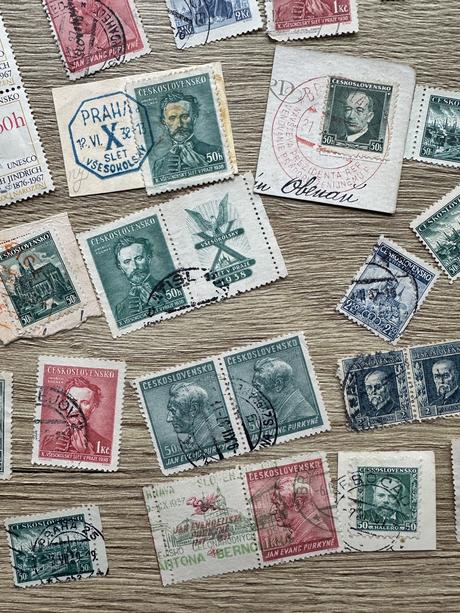 Československo staršie pečiatkované známky c.4,