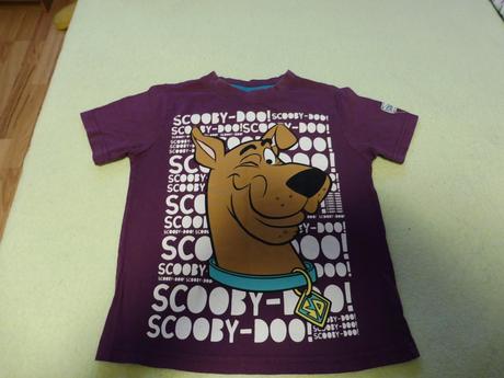 Fialové tričko 110-116 scooby doo, 116