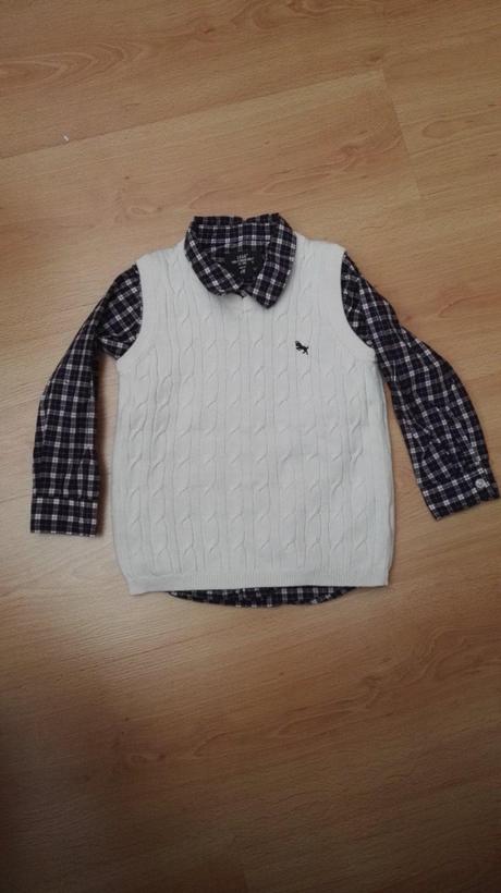 Košeľa s vestou, h&m,92