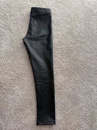 Kožené legíny, h&m,122