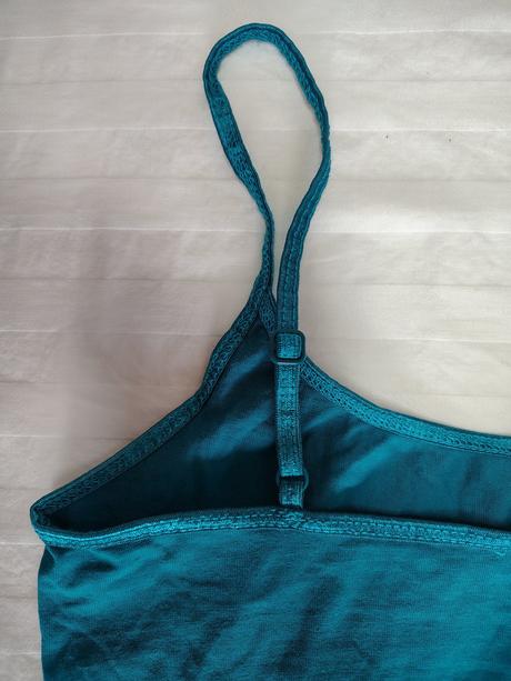 Dámsky tyrkysový elastický top, h&m, xs, h&m,xs