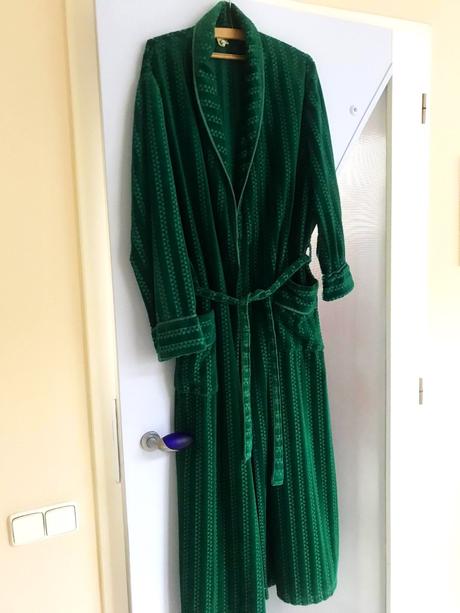 Dlhý župan/froté-zamat xl/xxl, xl