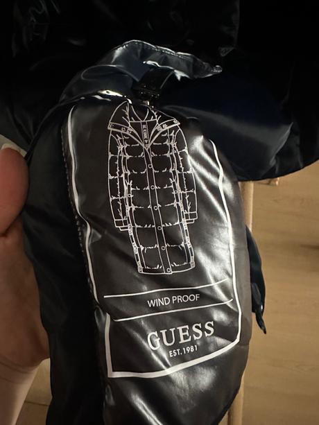 Guess zimná predĺžená bunda s, guess,s