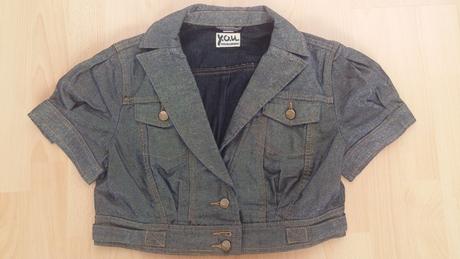 Krátka riflová bundička, nikdy nenosená (42), xl