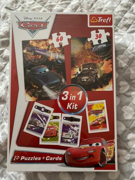 Puzzle+karty cars, 
