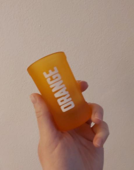 Limitovaná edícia jägermeister "orange" panáky,
