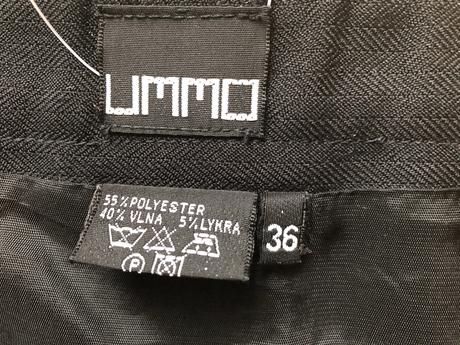 Čierna slávnostná elegantná sukňa, veľ. 36, s