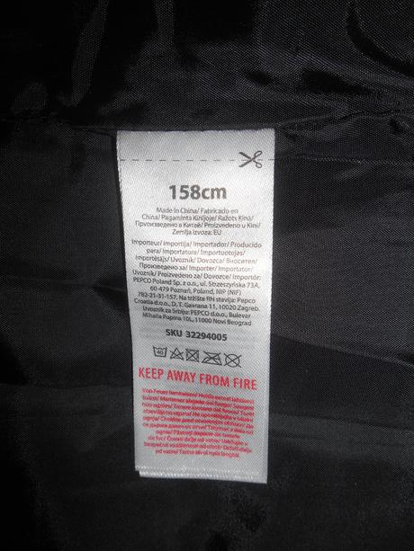 Zateplená vesta s kapucňou veľ.158, 152