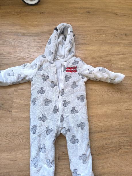 Zimný overal mickey mouse 12 - 18 m, disney,86