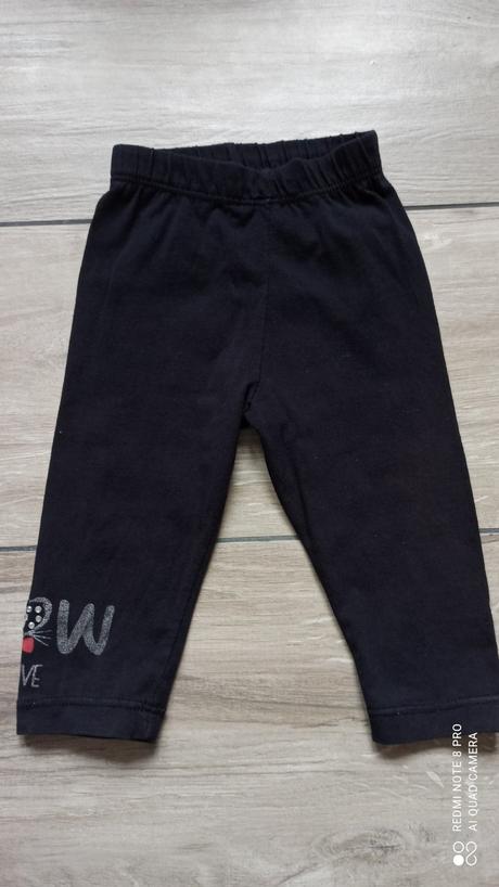 Legínky s mačičkou 68, 68