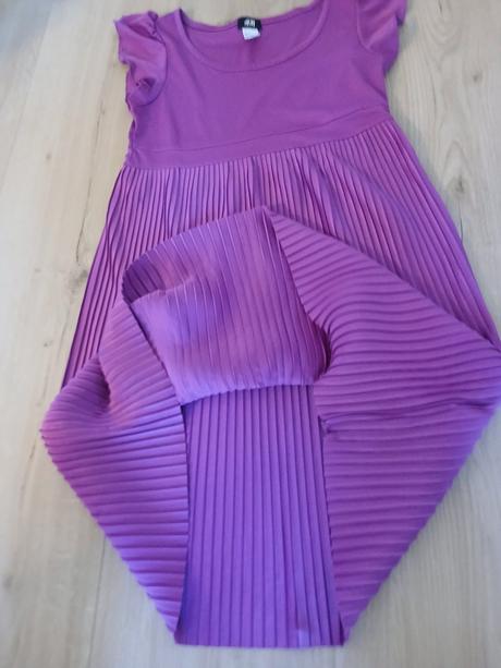 Plisované šaty, h&m,152