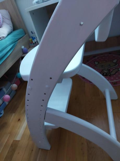 Detská rastúca stolička z masívu - domestav, 