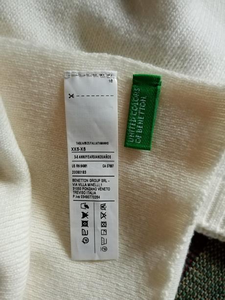 Komplet čiapka + šál benetton 104/110, benetton,104
