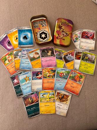 Pokémon karty+ mini tin meowth,