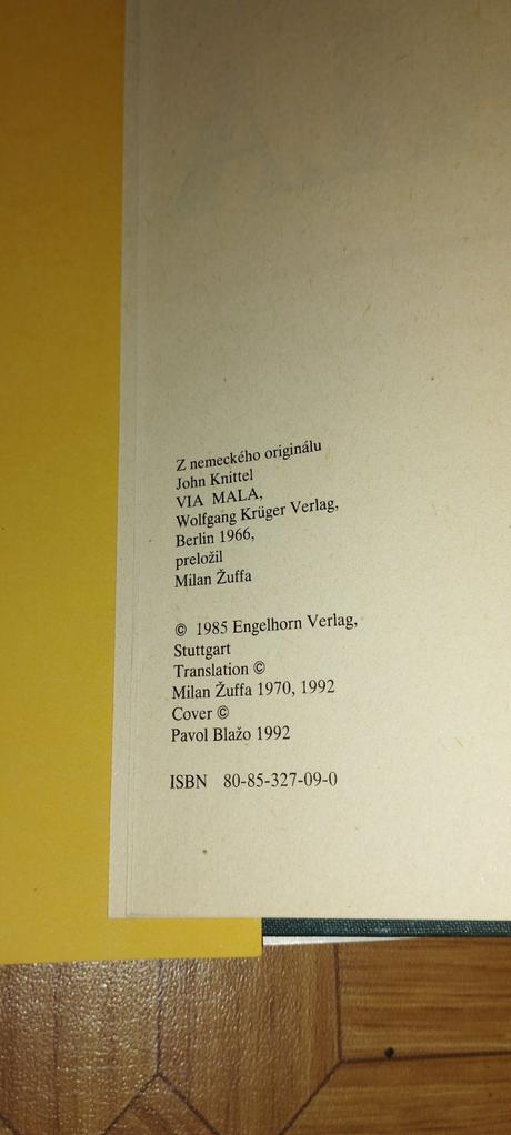 Via mala - john knittel,