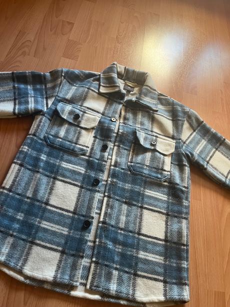 Zateplená karovana košeľa, h&m,s