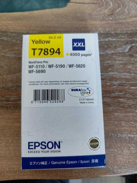 Originálné farby do tlačiarne epson,
