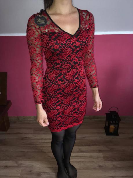 Čipkované šaty, gate,xs