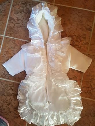 Detsky overal-zavinovacka,na krstenie,trikrpouzita, 62