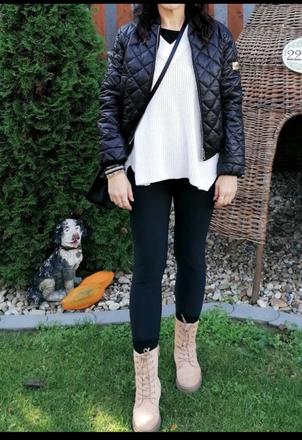 Oversize pletený vesta, h&m,s