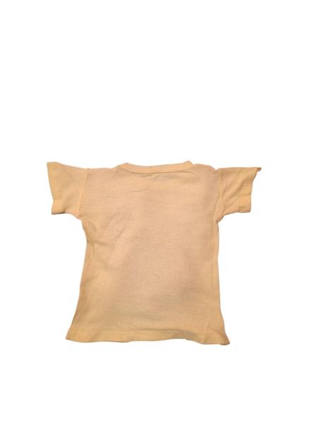 Dievčenské bavlnené tričko so štruktúrou, 98