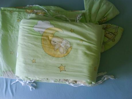 Baldachýn+tyč+mantinel(hniezdo) macko sníček, šírka (cm): 40,dĺžka (cm): 180