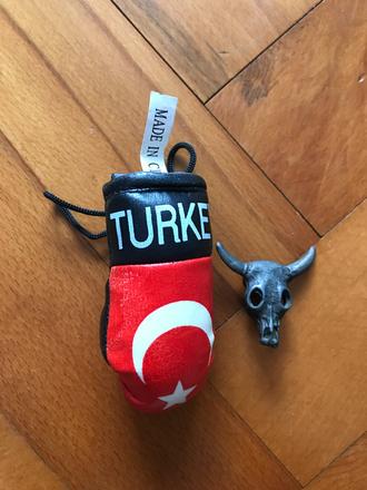 Prívesok boxovacia rukavica,