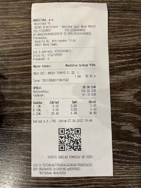 Sandálky, protetika,22