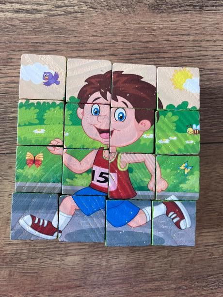 Drevené kocky športy, 