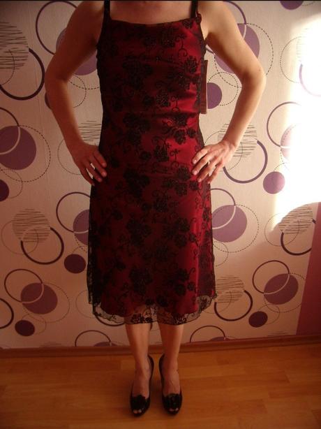 Šaty čipka - satén., s