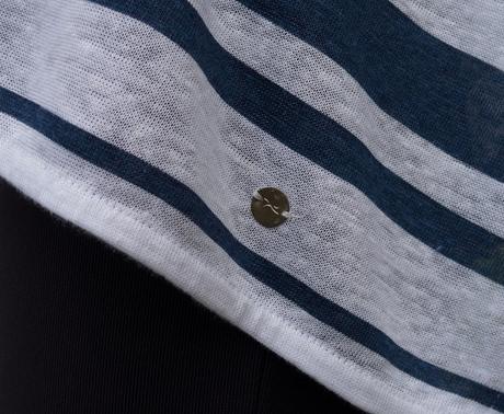 Ľanové tričkové pončo brax, uni veľkosť, 