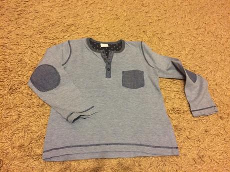 Bledomodré tričko , h&m,92