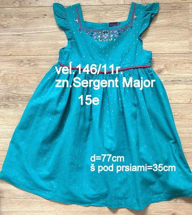 Dievčenské šaty veĺ.146, zn.sergent major, sergent major,146