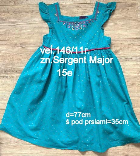 Dievčenské šaty veĺ.146, zn.sergent major, sergent major,146