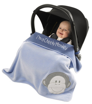 Deka na vajíčko/kočík s opičkou,