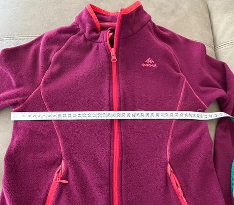 Flisova mikina 8-10 rokov, quechua,128