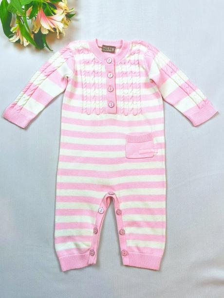 Hust claire - pletený overal, 68