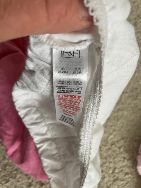 Nohavicky sortky na plienku, f&f,92