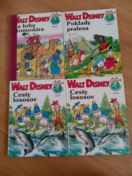 Walt disney retro knihy, 