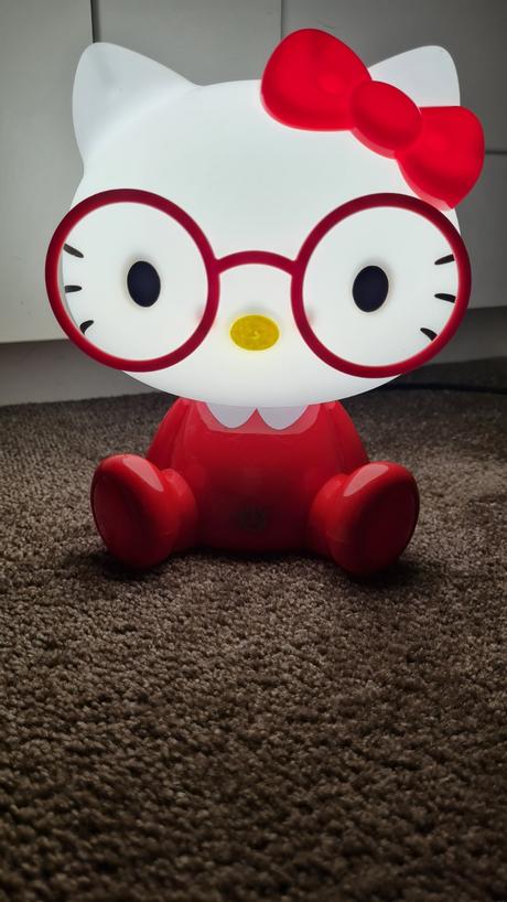 Led detská lampa hello kitty, 